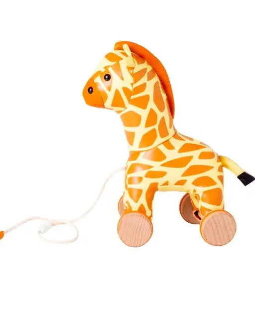 Gina the Pull Along - Giraffe - Little Big Friends