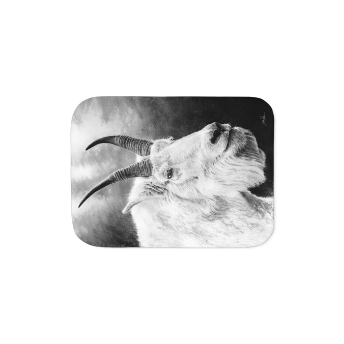 "G.O.A.T." Sherpa Blanket.