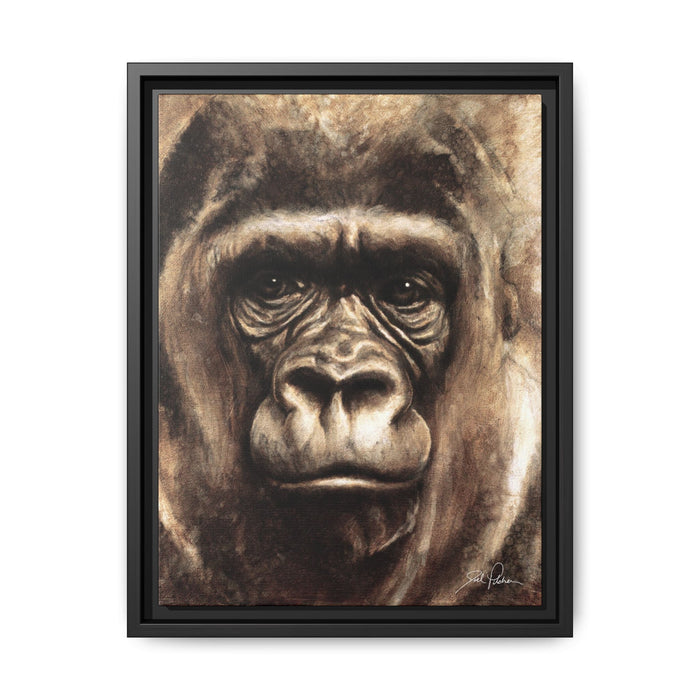 "Gorilla" Framed Canvas