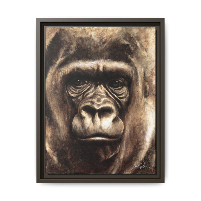 "Gorilla" Framed Canvas
