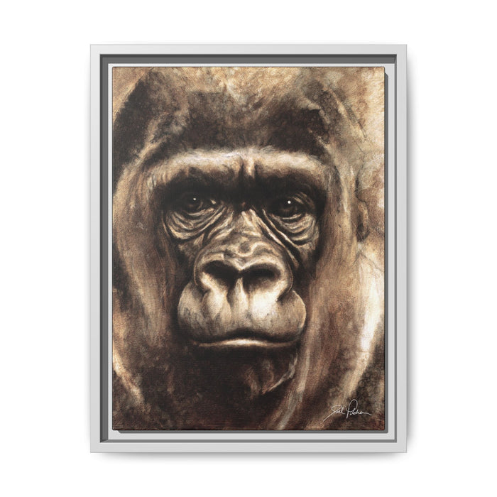 "Gorilla" Framed Canvas