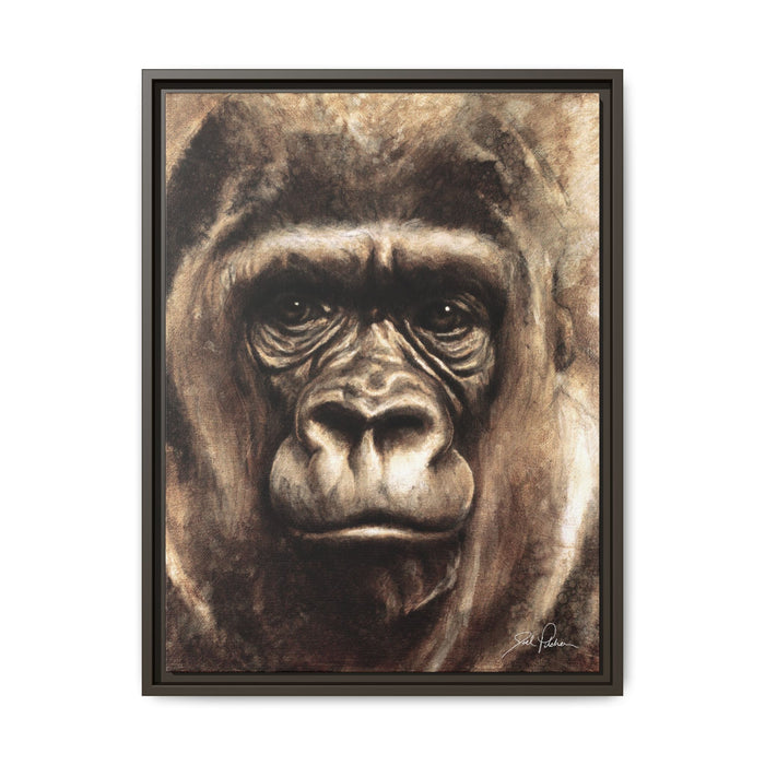 "Gorilla" Framed Canvas