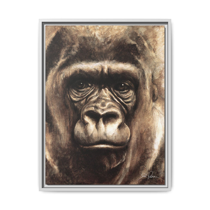 "Gorilla" Framed Canvas