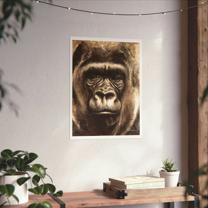 "Gorilla" Premium Matte Paper Print