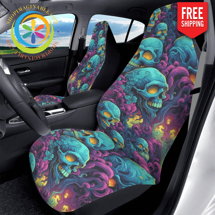 Gothic Skull Melondies Cloth Car Seat Covers