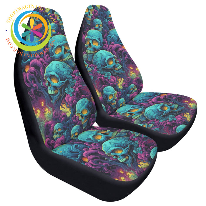 Gothic Skull Melondies Cloth Car Seat Covers