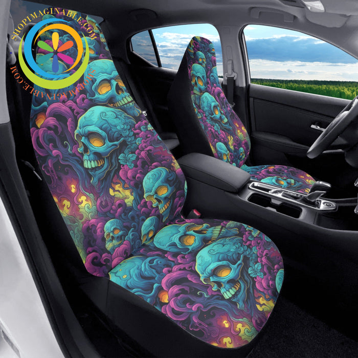 Gothic Skull Melondies Cloth Car Seat Covers