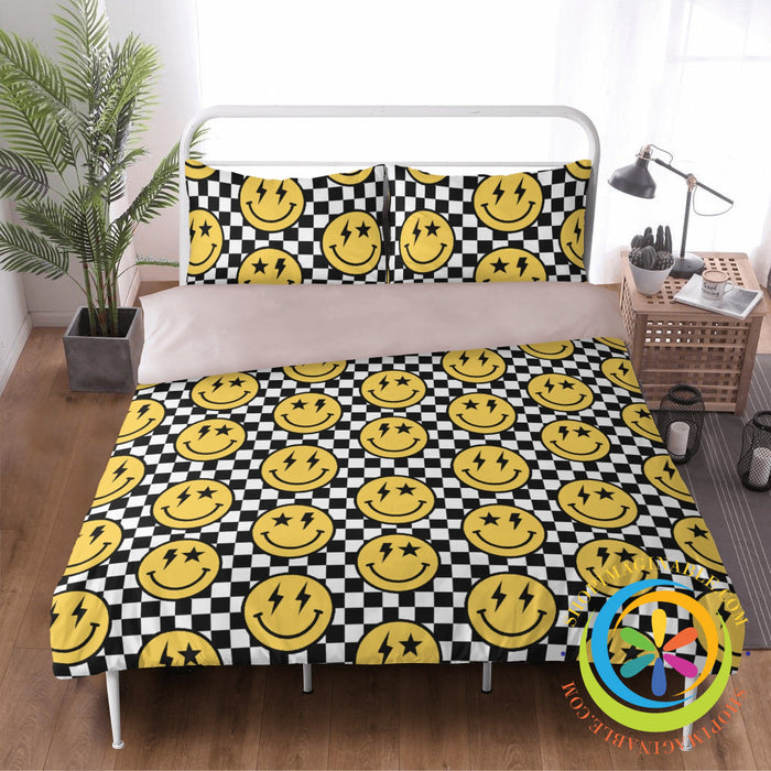 Groovy Happy Face Bedding Set-ShopImaginable.com