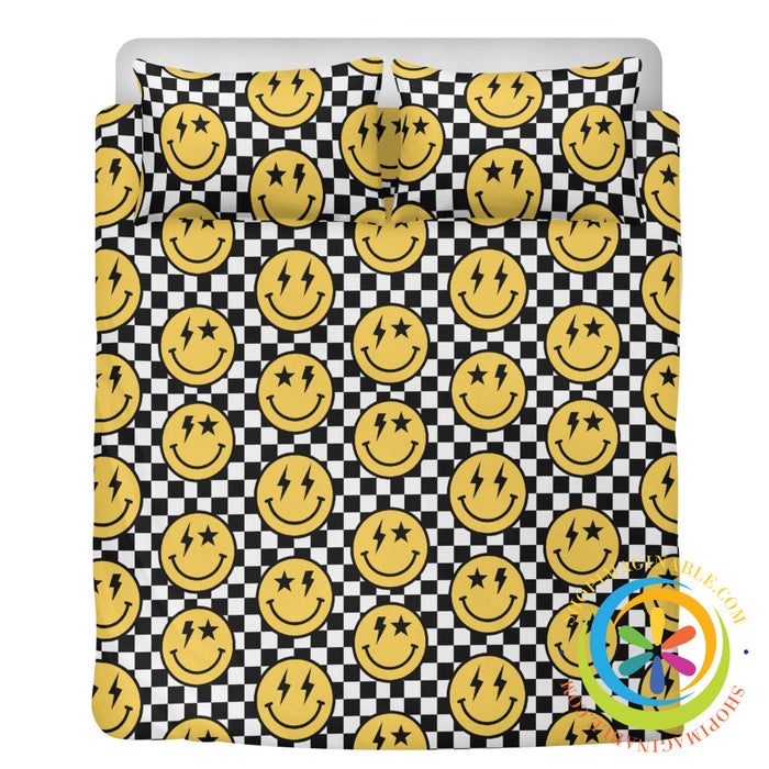 Groovy Happy Face Bedding Set-ShopImaginable.com