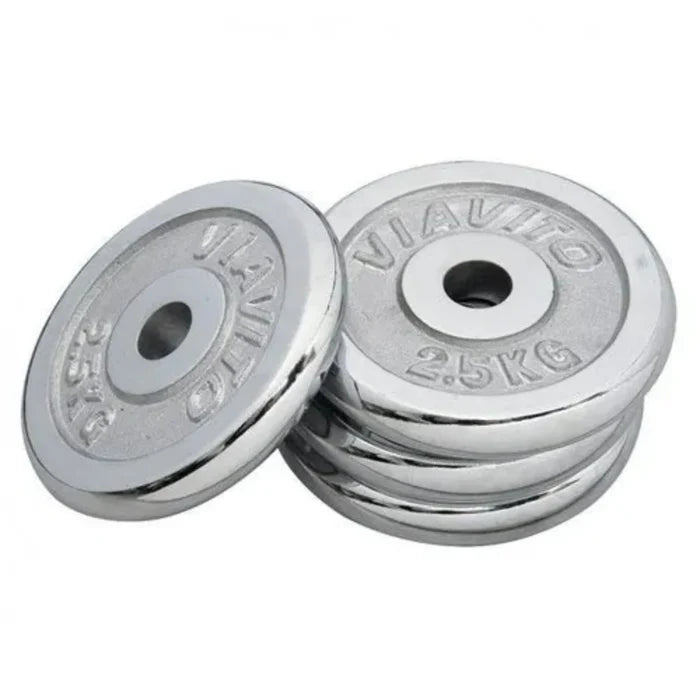 GYM WEIGHTLIFTING STAINLESS STEEL PLATES 15 KG