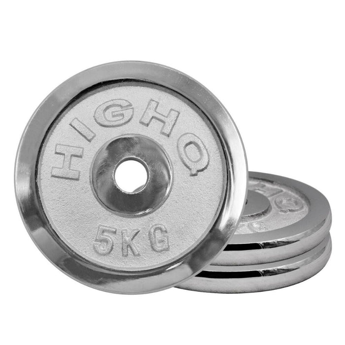 GYM WEIGHTLIFTING STAINLESS STEEL PLATES 5 KG