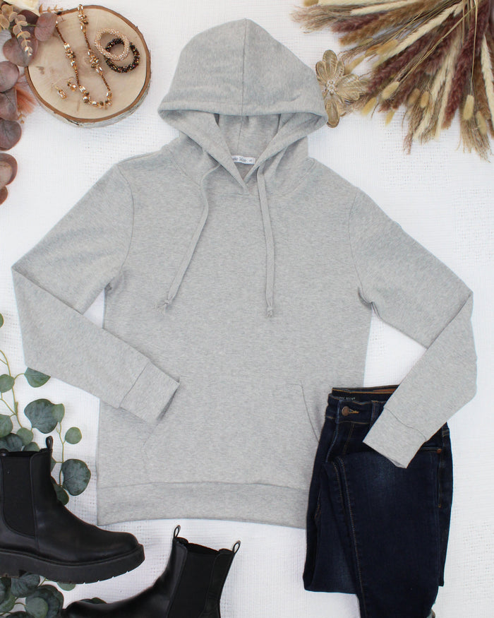 Hailey Hoodie - Light Grey