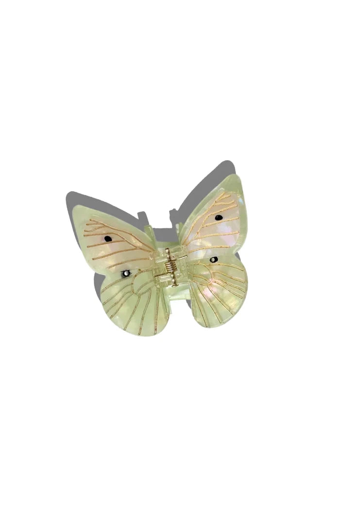 Hand-Painted Cabbage Butterfly Claw Hair Clip Accessories Solar Eclipse