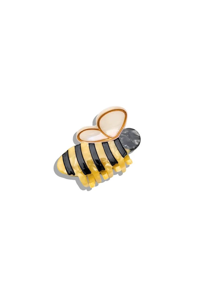 Hand-painted Mini Bee Claw Hair Clip Accessories Solar Eclipse