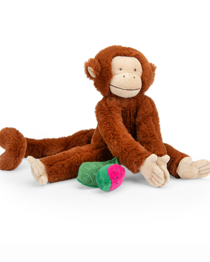 Hanging Activity Monkey - La Forêt Mawa Baby Sensory Toy - Moulin Roty