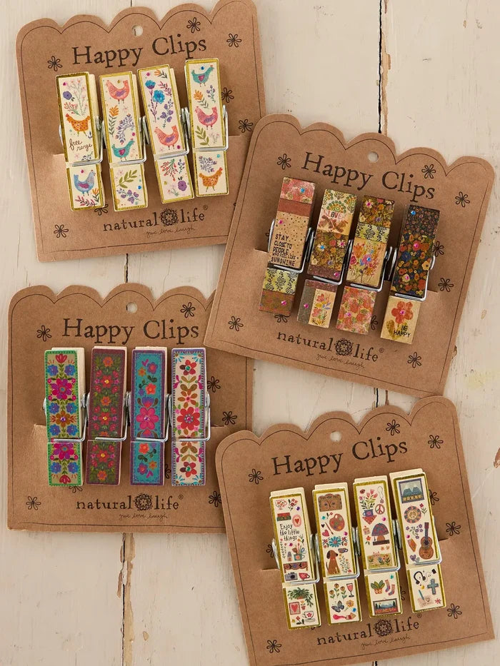 Happy Clips, Set of 4 - Western-view 3