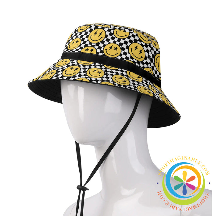 Happy Face Bucket Hat-ShopImaginable.com