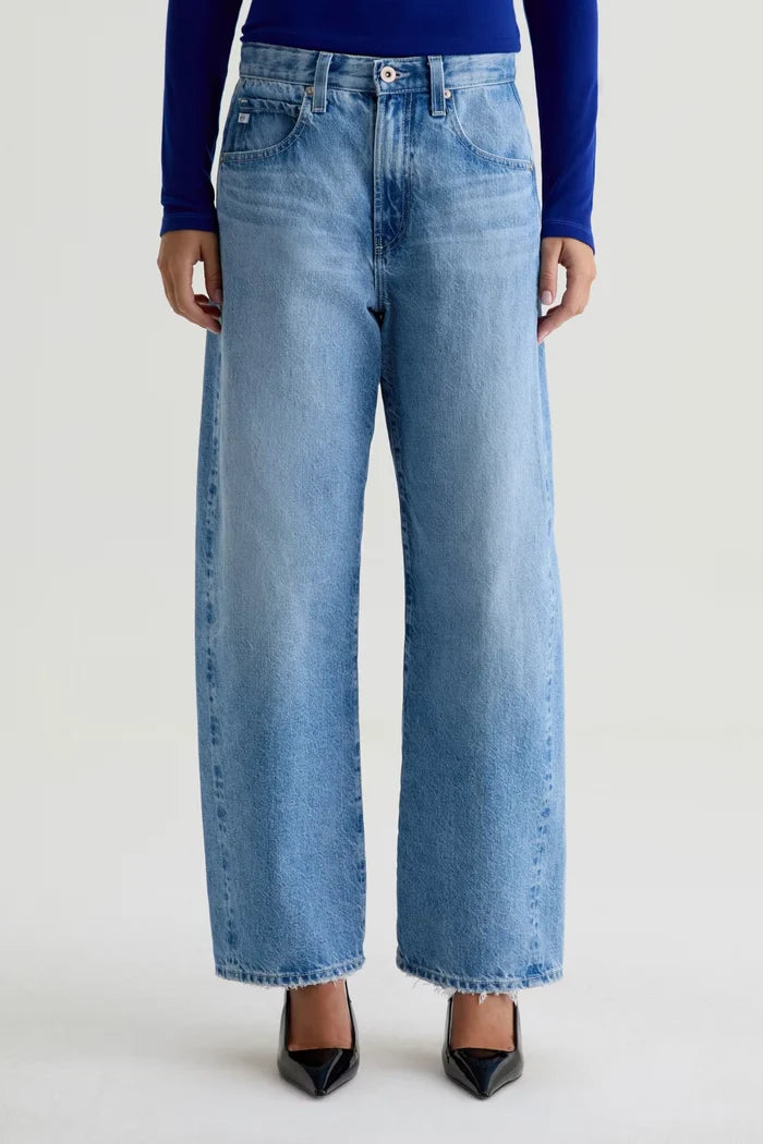 Hattie High-Rise Barrel Jeans AG Jeans
