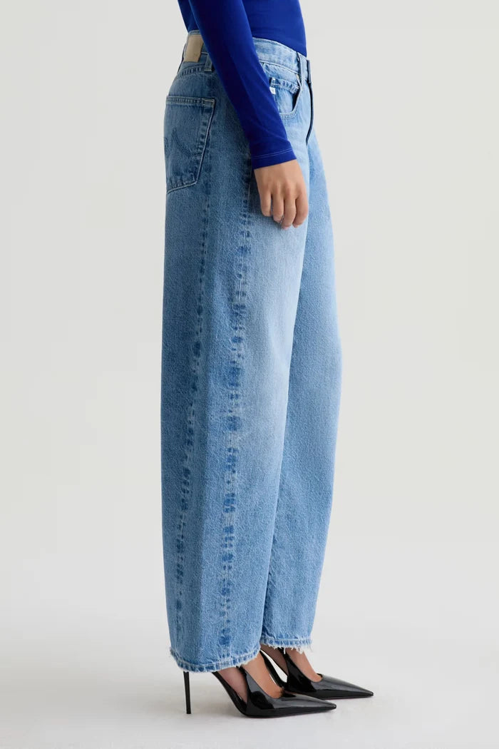 Hattie High-Rise Barrel Jeans AG Jeans