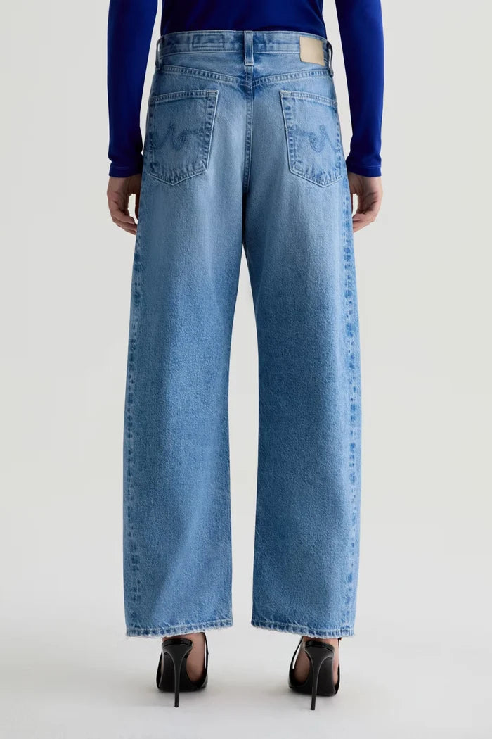 Hattie High-Rise Barrel Jeans AG Jeans