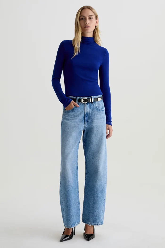 Hattie High-Rise Barrel Jeans AG Jeans