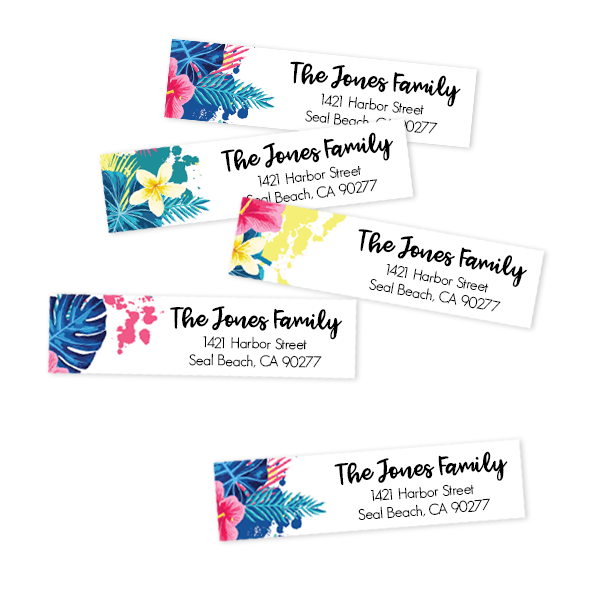 Hawaiian Return Address Labels