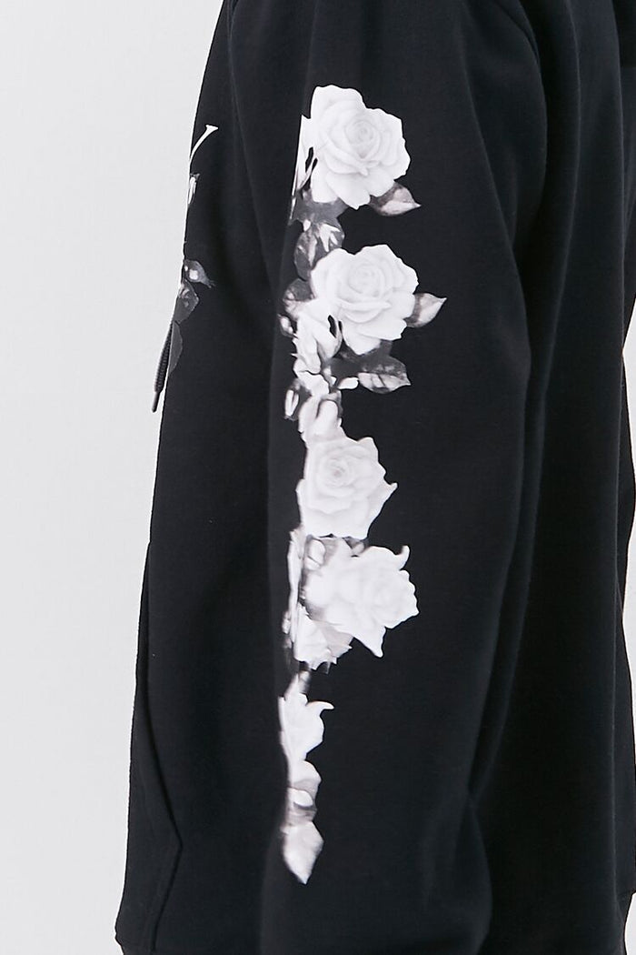 Heavenly Floral Print Hoodie