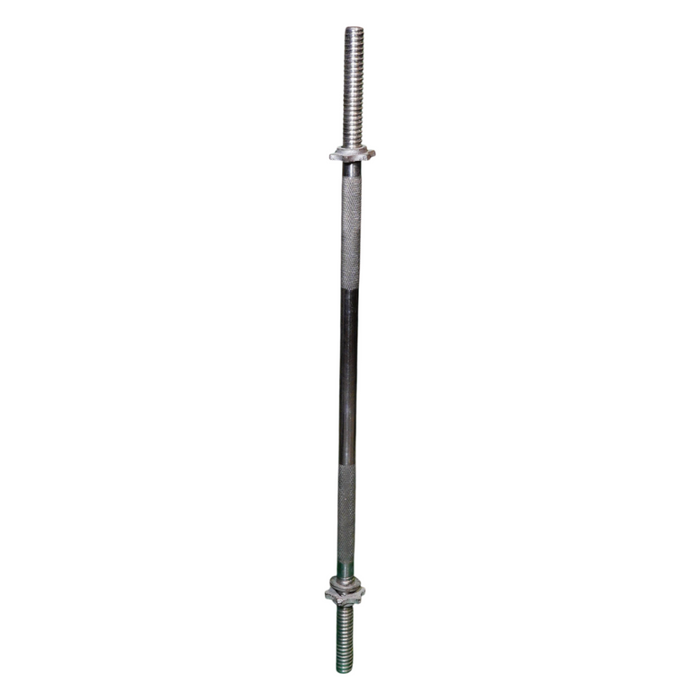 HOME GYM  WORKOUT STEEL ROD 3 FEET GOOD QUALITY WITH NUTS