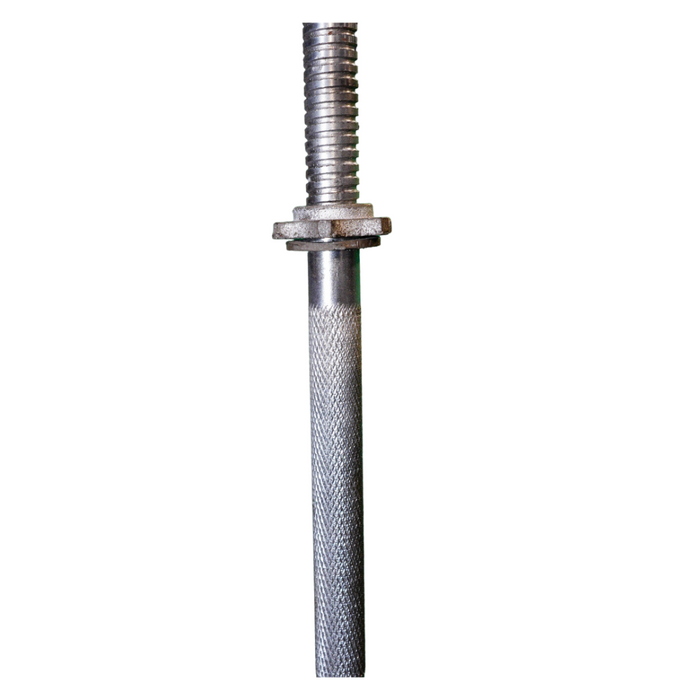 HOME GYM  WORKOUT STEEL ROD 3 FEET GOOD QUALITY WITH NUTS