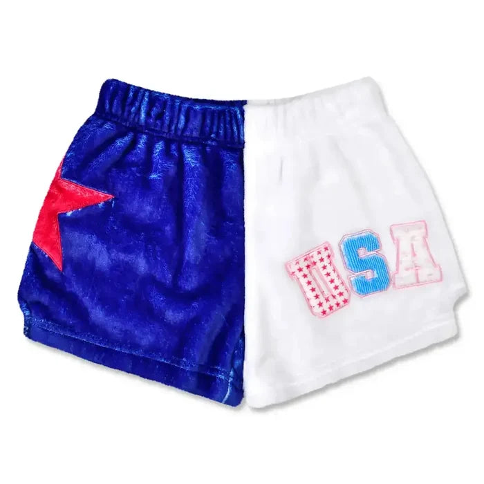 Iscream Plush Shorts USA Party Plush by Iscream