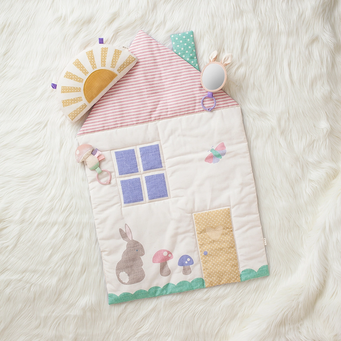 Itzy Ritzy Tummy Time Cottage Play Mat