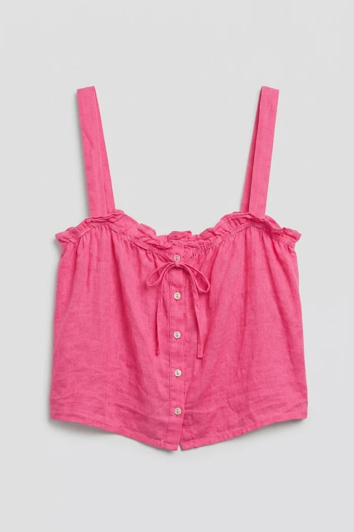 Izzie Linen Top Shirts & Tops Velvet by Graham & Spencer