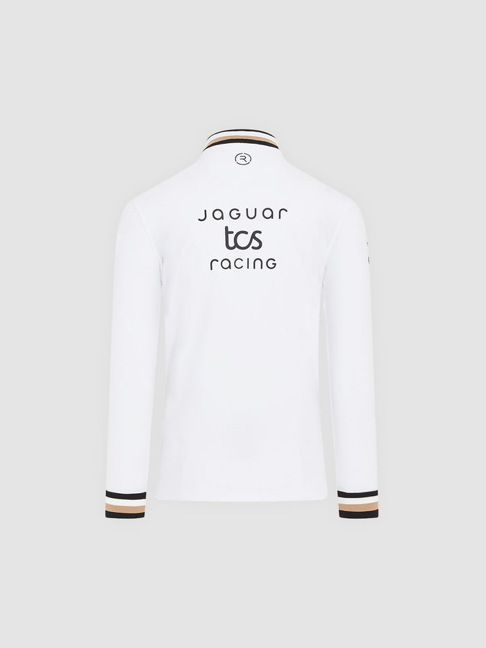 Jaguar TCS Racing Men's Long Sleeve Polo Shirt - Season 12 Reflo