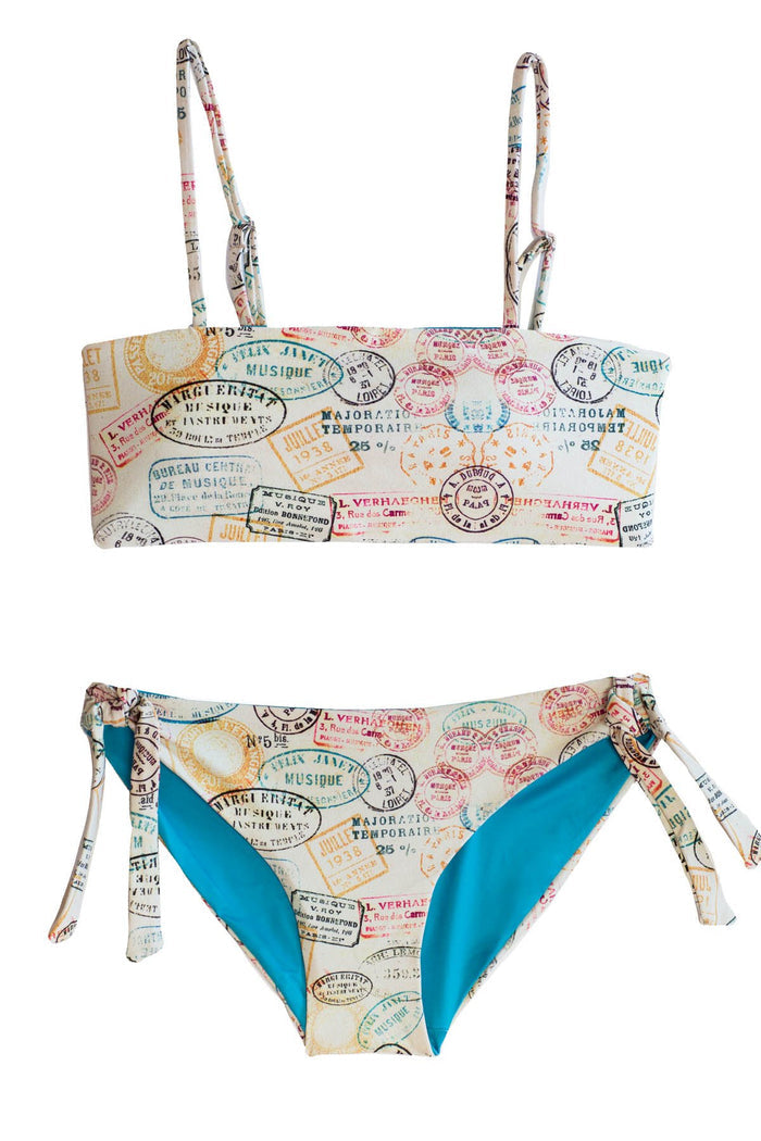 Jetset Bikini Bandeau 2 Piece SET 2 Piece Bikini Set Chance Loves XS
