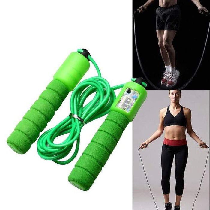 Gadget Gerbil Green Jump Rope with Counter