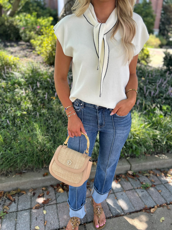 KAYLOR CREAM TOP