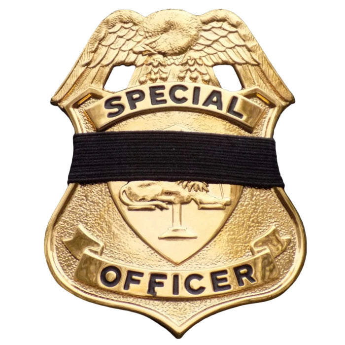 Special Officer Badge Lion on scales