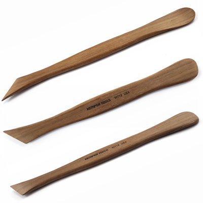8" hardwood modeling tool clay