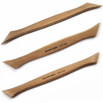 8" hardwood modeling tool clay