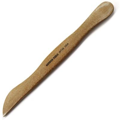 8" hardwood modeling tool clay