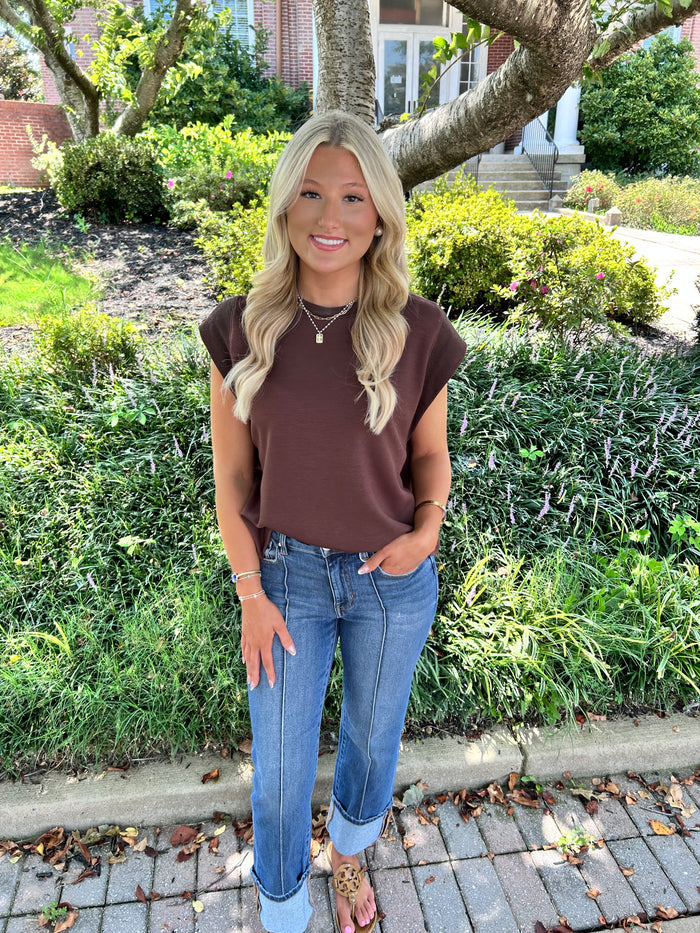 KILEY BROWN TOP