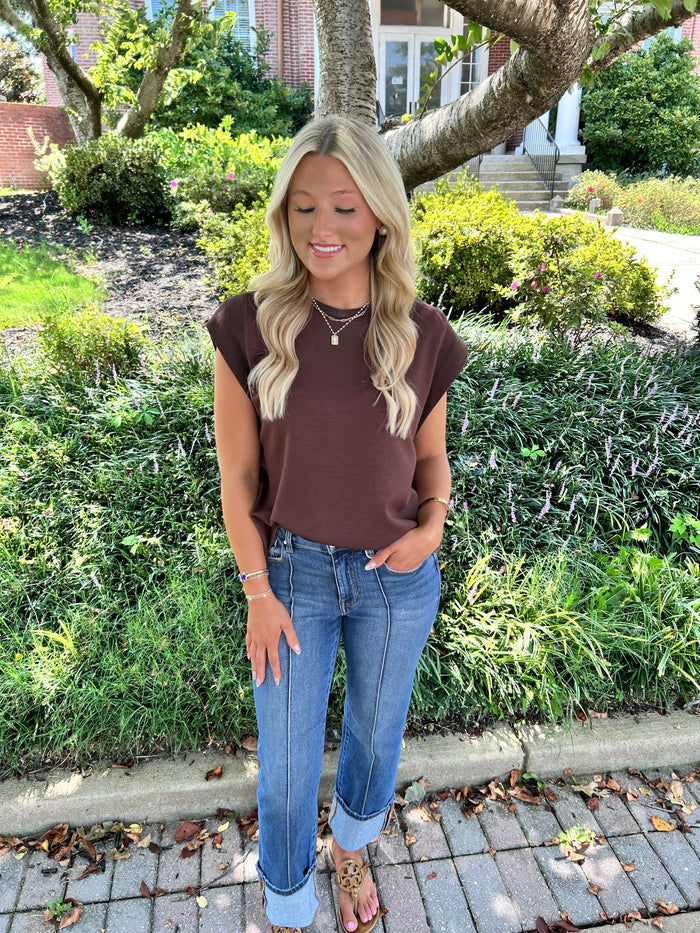 KILEY BROWN TOP