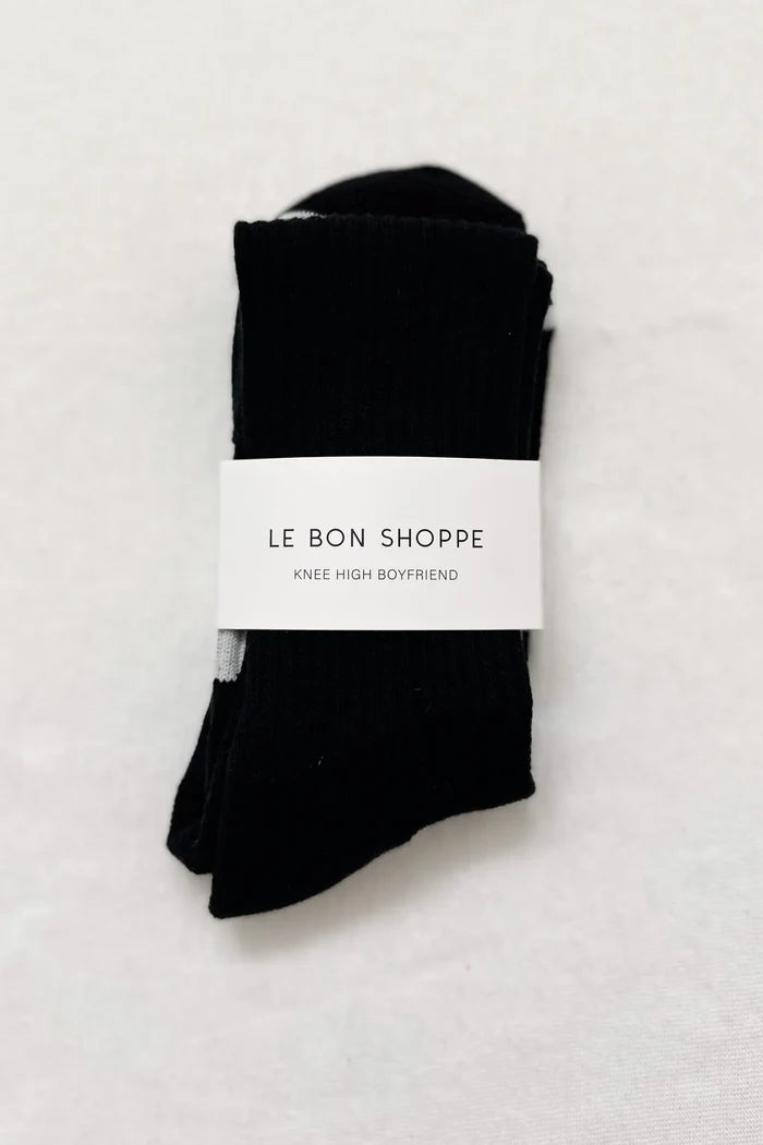 Knee High Boyfriend Socks Accessories Le Bon Shoppe