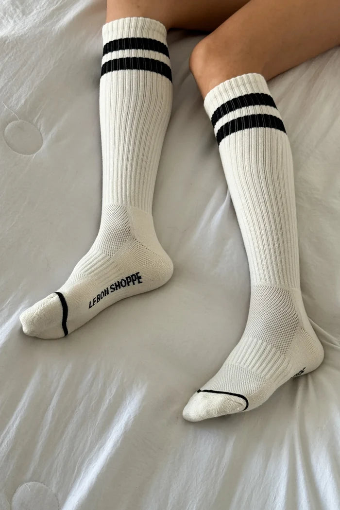 Knee High Boyfriend Socks Accessories Le Bon Shoppe