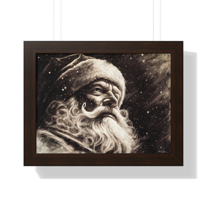 "Kris Kringle" Framed Paper Print