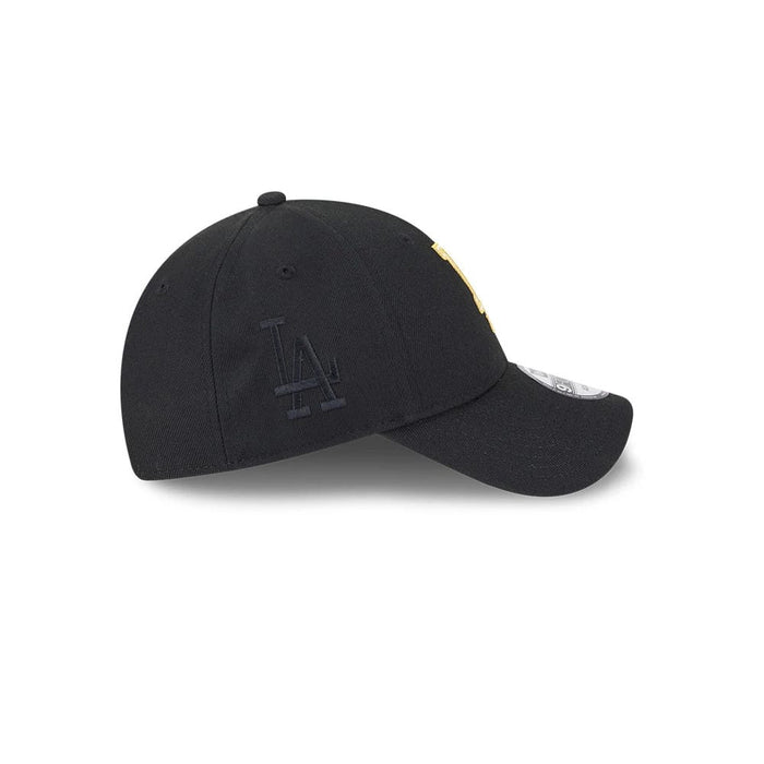 Pictured is this MLB Neon LA Dodgers 9FORTY Adjustable cap in black. 6