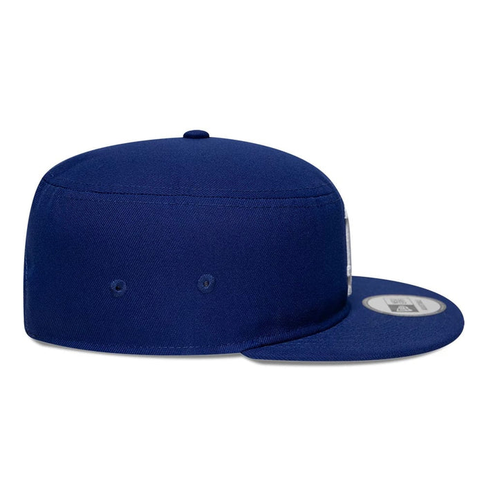 Pictured is this MLB Poly LA Dodgers Pillbox Adjustable cap in dark blue. 5