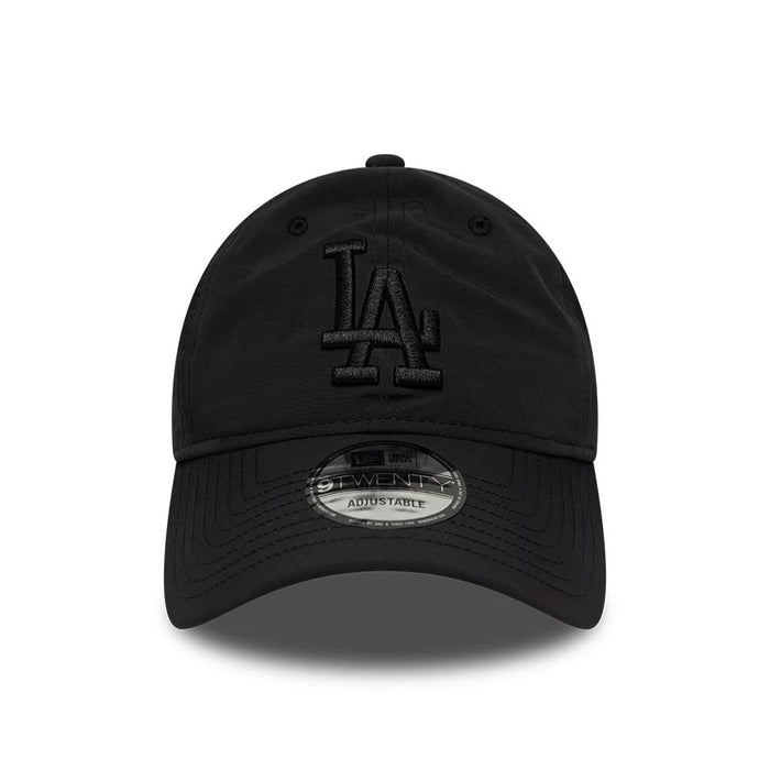 Pictured is this MLB Recycled LA Dodgers 9TWENTY cap in Black On Black. 2