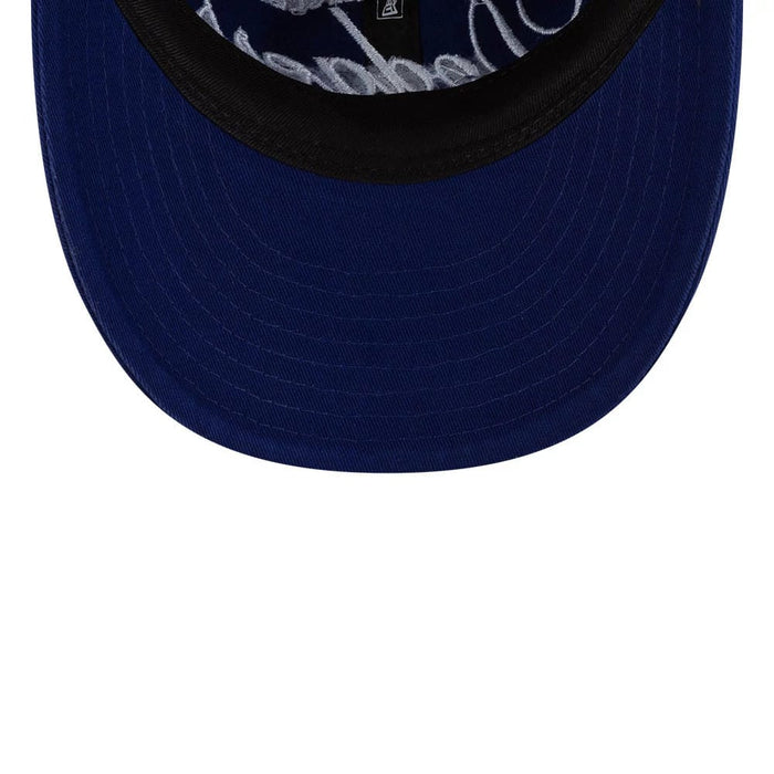 Pictured is this Thisisneverthat X MLB LA Dodgers Retro Crown 9FIFTY cap in dark blue. 7