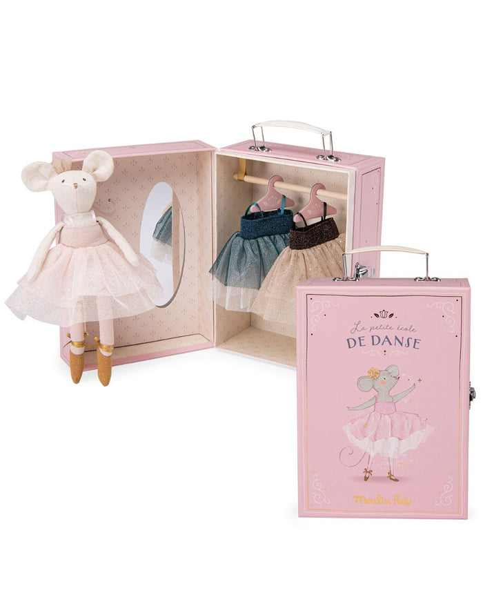 La Petite École de Danse Tutu Suitcase – Dress-Up Set - Moulin Roty